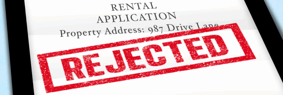 apartment application denied
